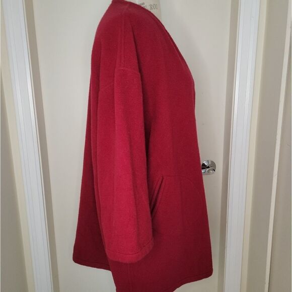 60s Red Wool Coat - Picture 4 of 7